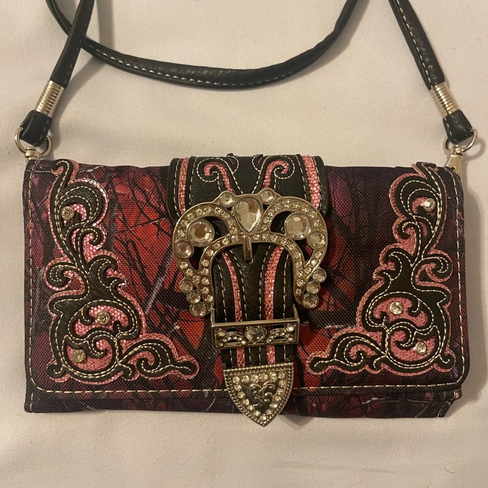 Camouflage/ Western‎ / over the shoulder handbag